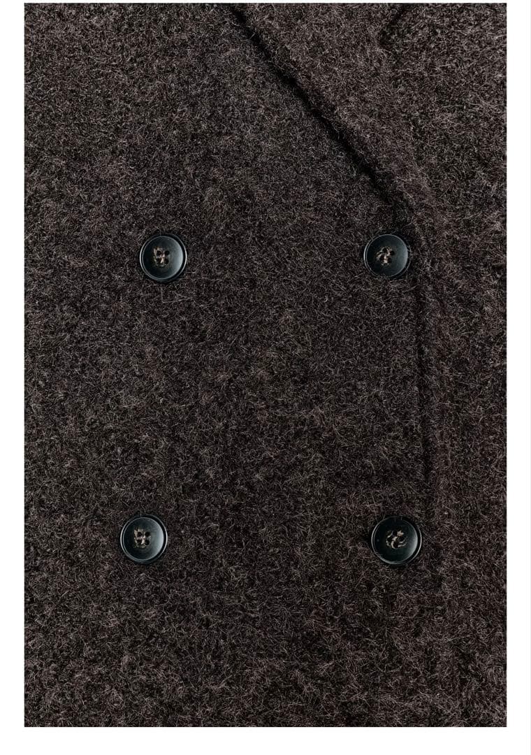 ZARAブークレダブルブレスト ミディ丈コートSサイズ - メルカリ