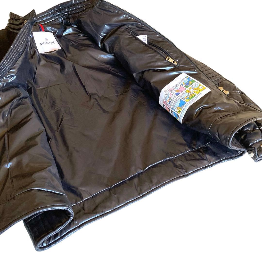 【極美品】MONCLER VERANライダース ダウンジャケット 黒 サイズ1