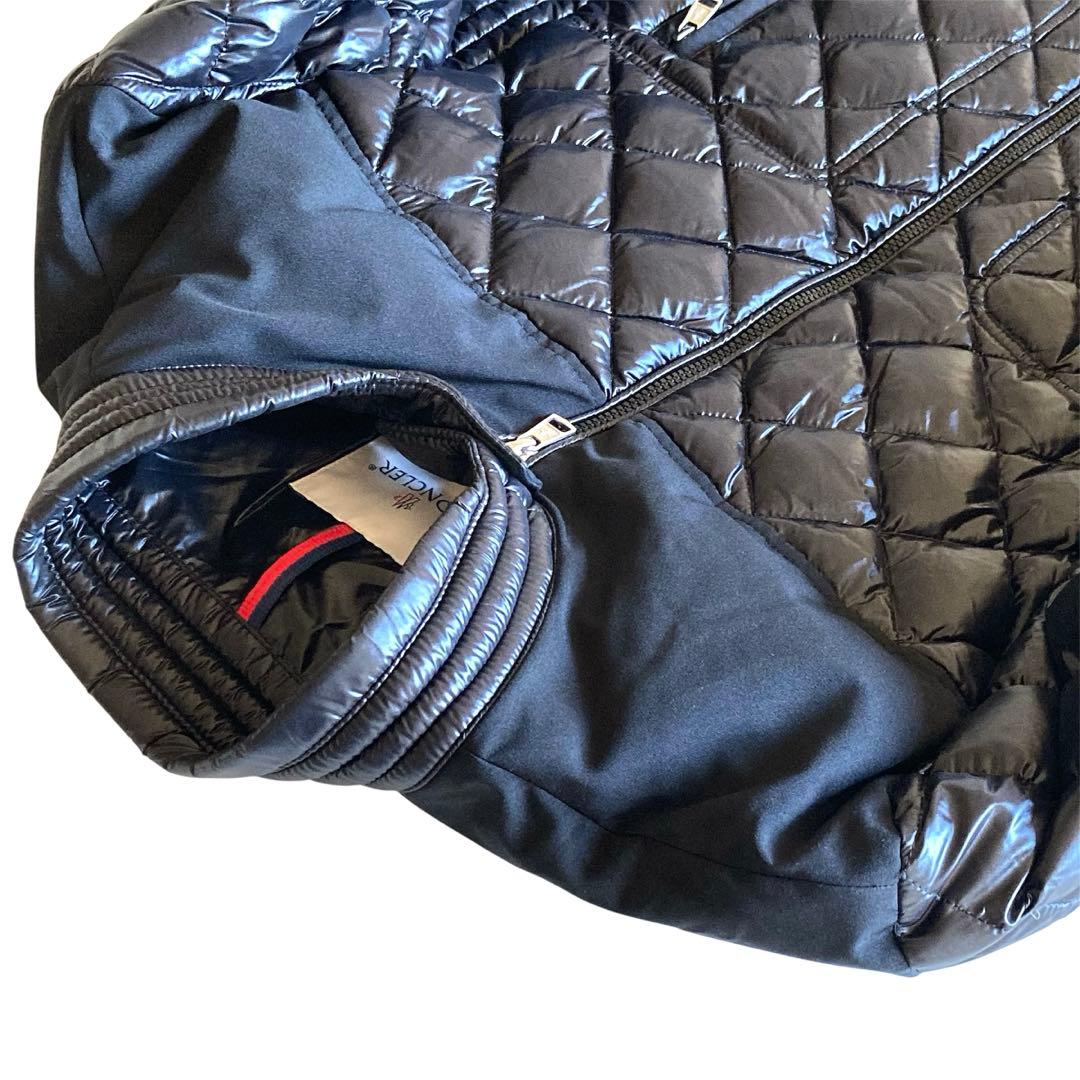 【極美品】MONCLER VERANライダース ダウンジャケット 黒 サイズ1