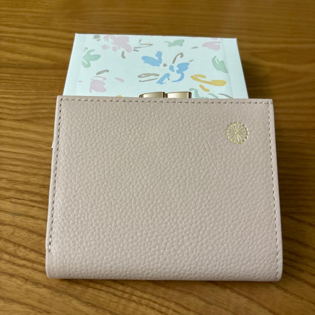 皇居 財布 がま口 ピンクベージュ - メルカリ
