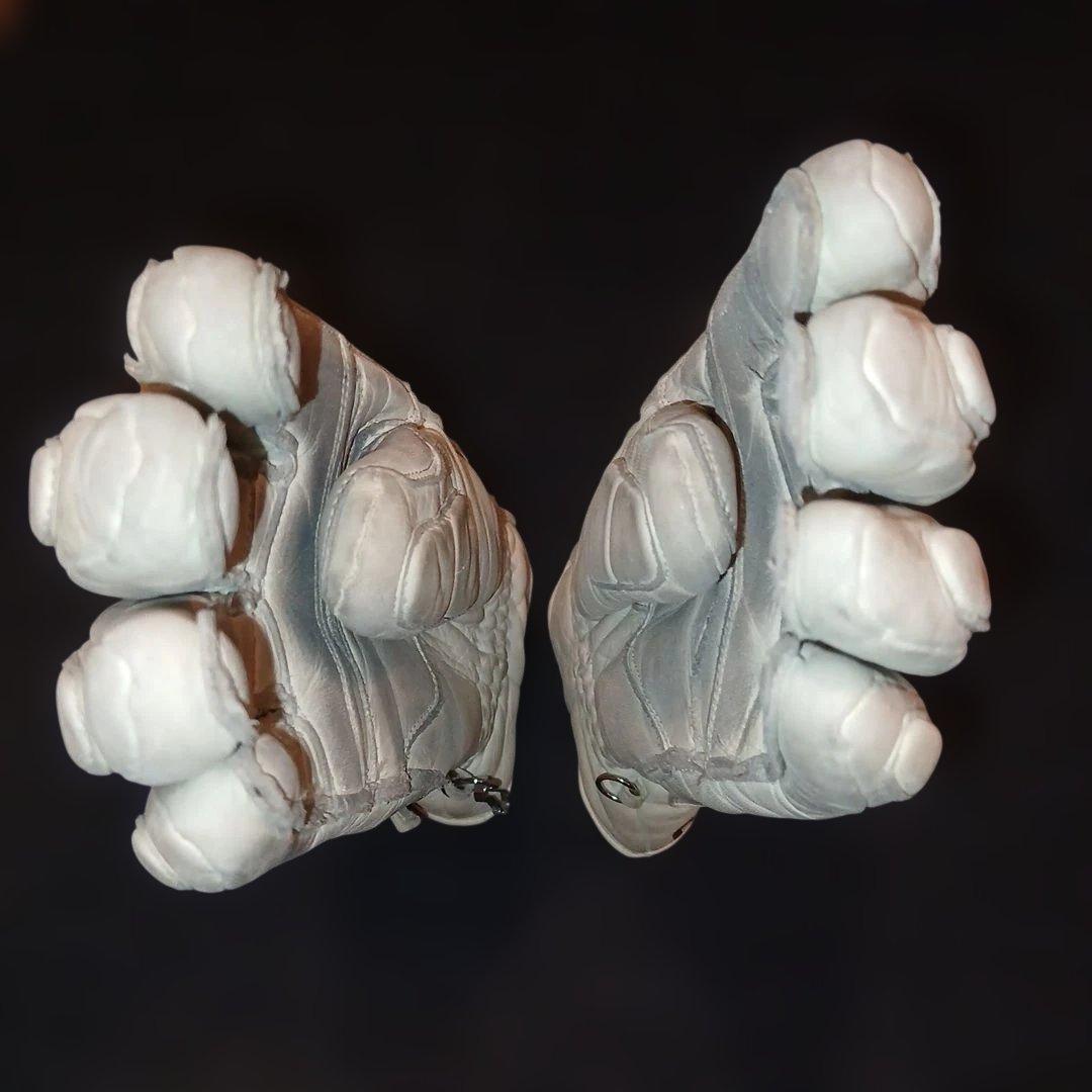 reusch RS E.G.C ホワイト　スキーグローブ