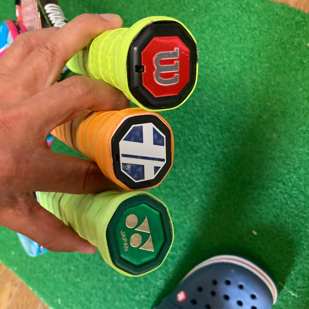 硬式テニスラケット　３本セット