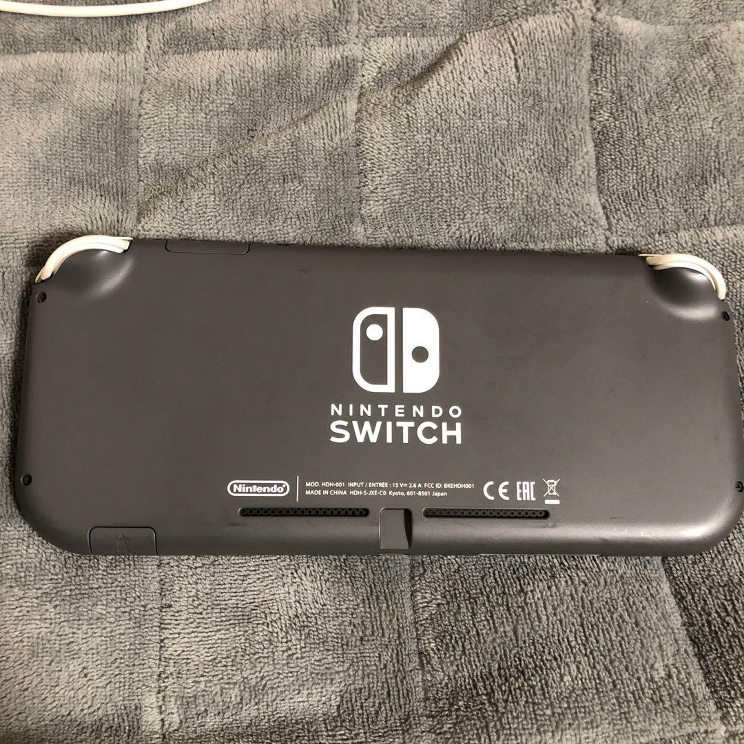 Nintendo Switch Lite グレー 本体 充電器付き - メルカリ
