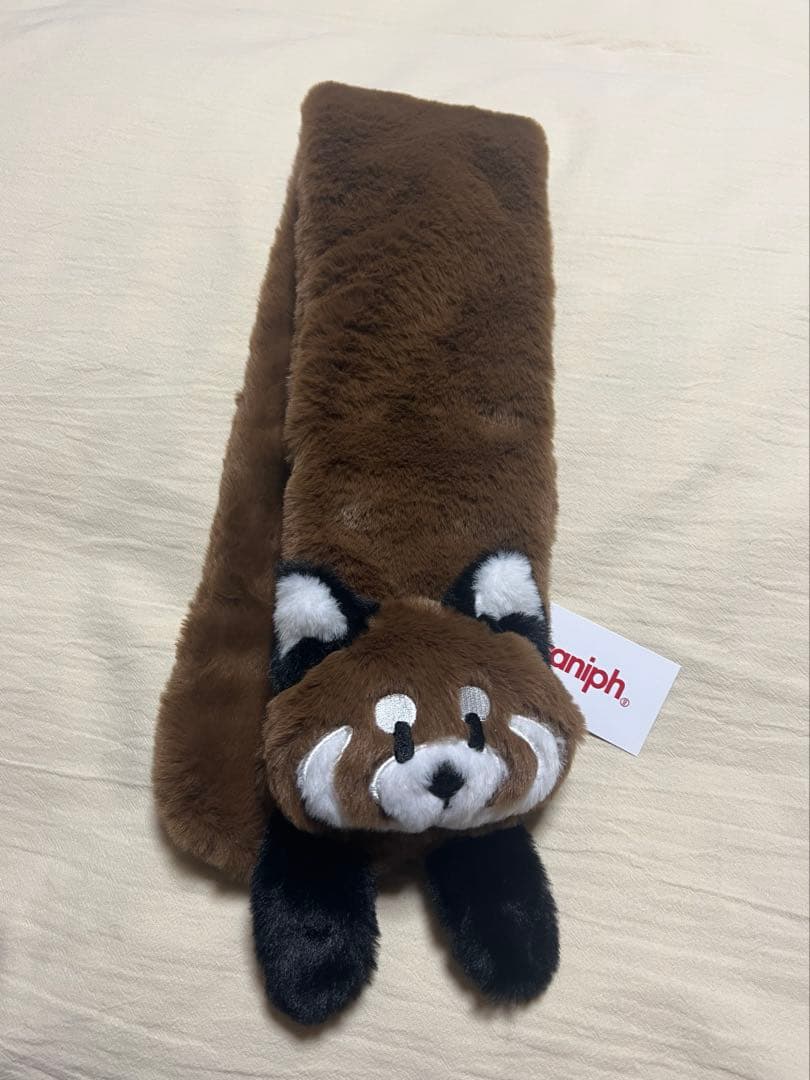 イカク ぬいぐるみマフラー ラッピング グラニフ イカク｜チャーム