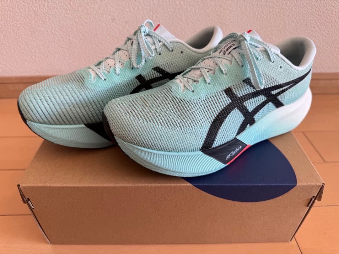 ＜アシックス＞speed Edge Paris ミント/ブラック28cm