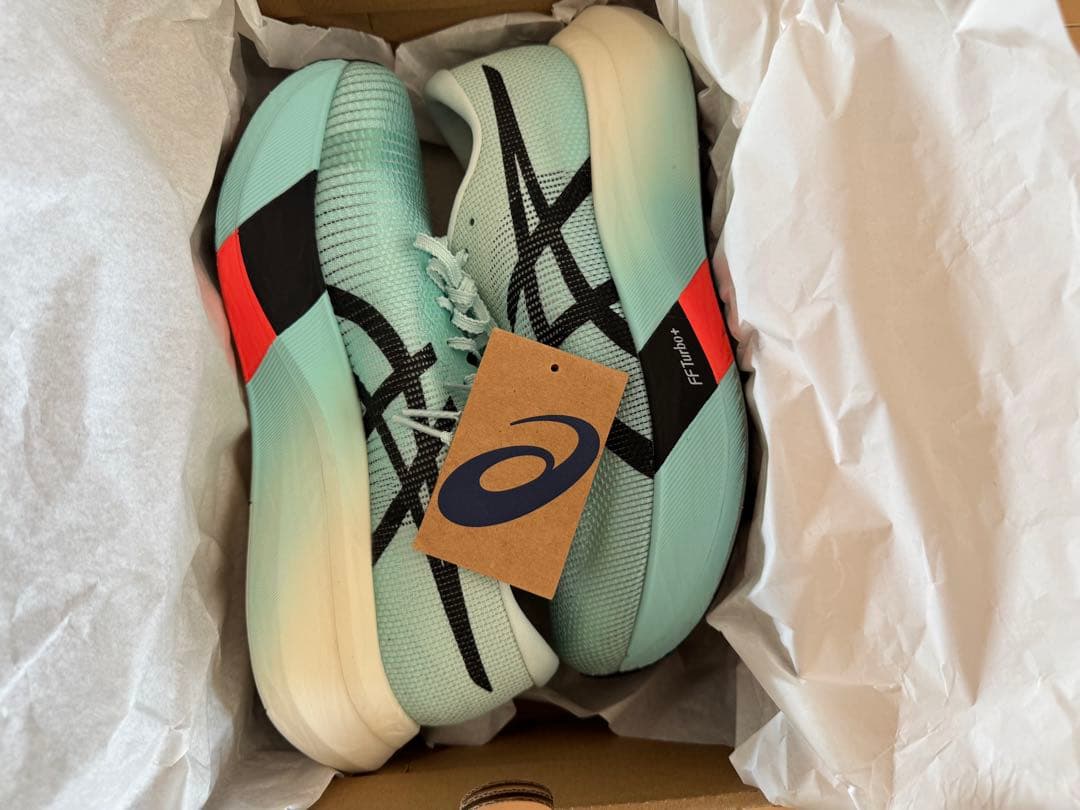 ＜アシックス＞speed Edge Paris ミント/ブラック28cm