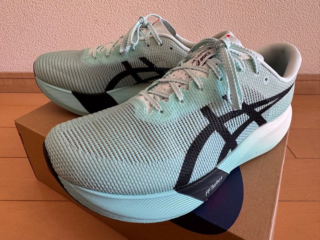 ＜アシックス＞speed Edge Paris ミント/ブラック28cm