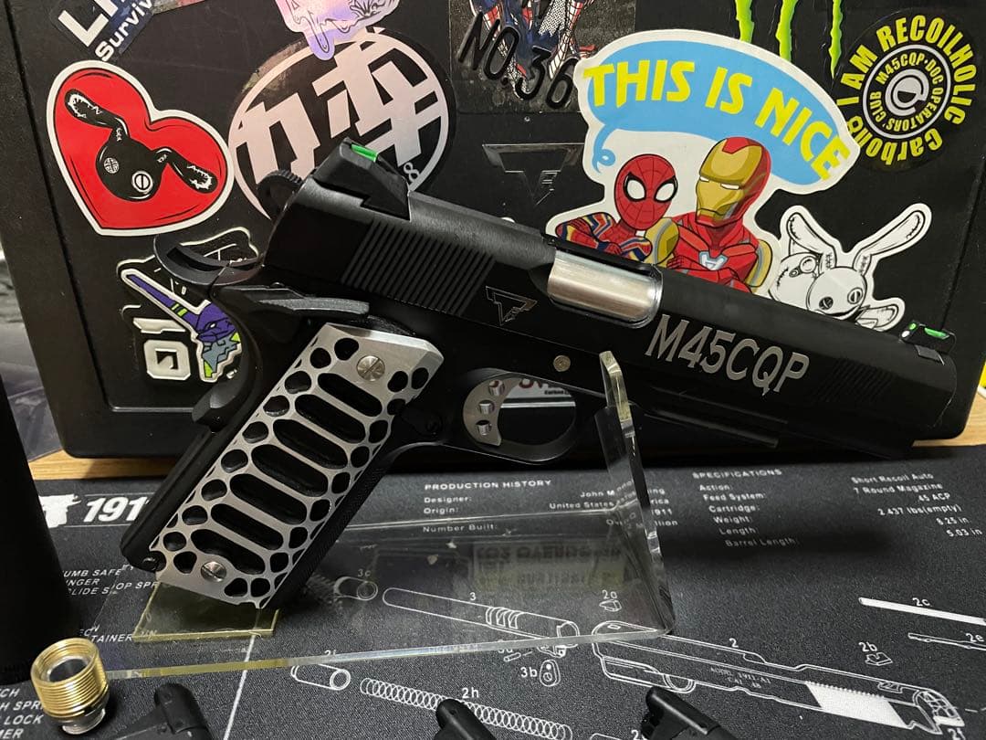 Carbon8 M45CQP ガスガン