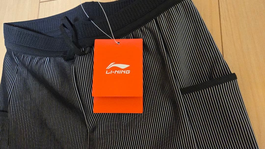 LI-NINGリーニン 【Mサイズ】Li-Ning リーニン ランニングタイツ（黒X