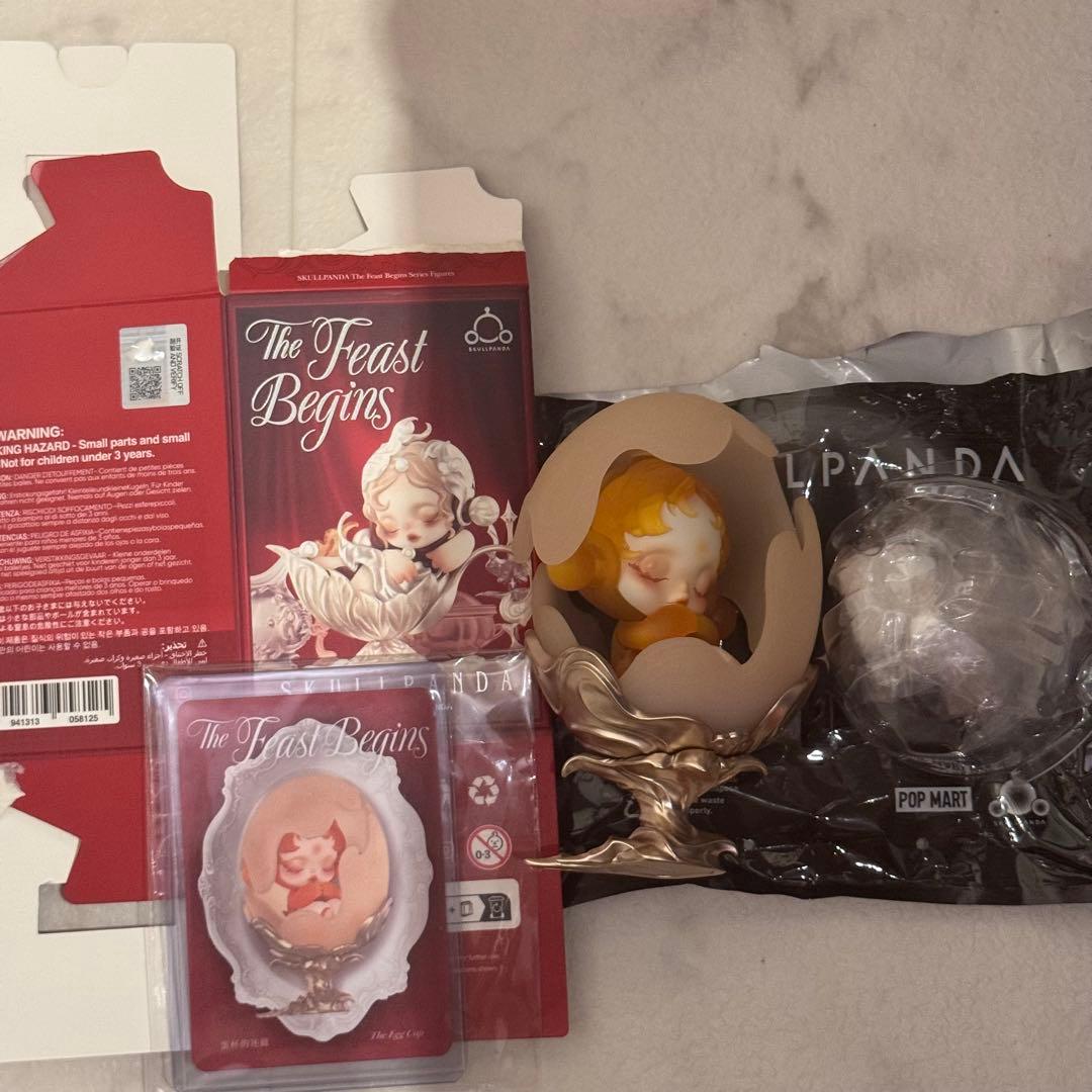 環*帯様 POP MART SKULLPANDA スカルパンダ クリスタルボール