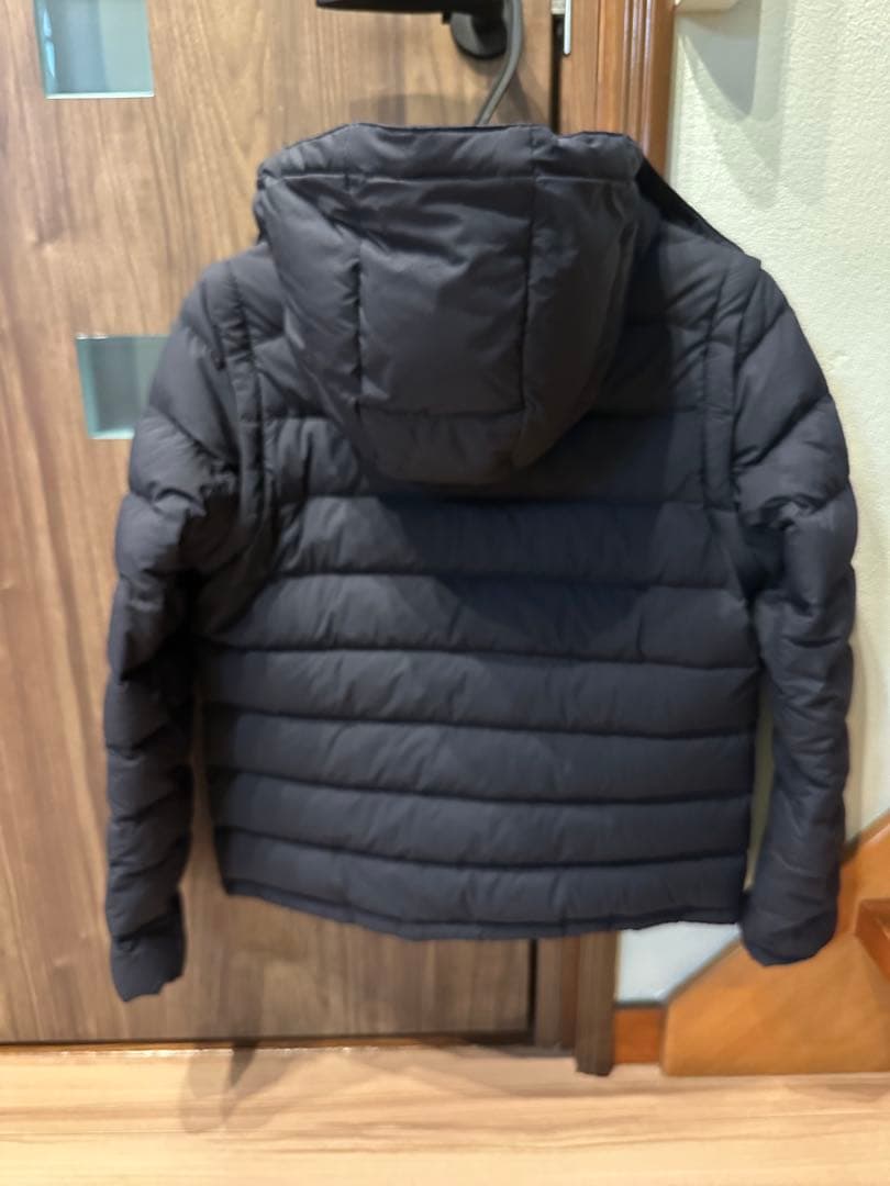 PEARLY GATES フード付きダウンジャケット 黒