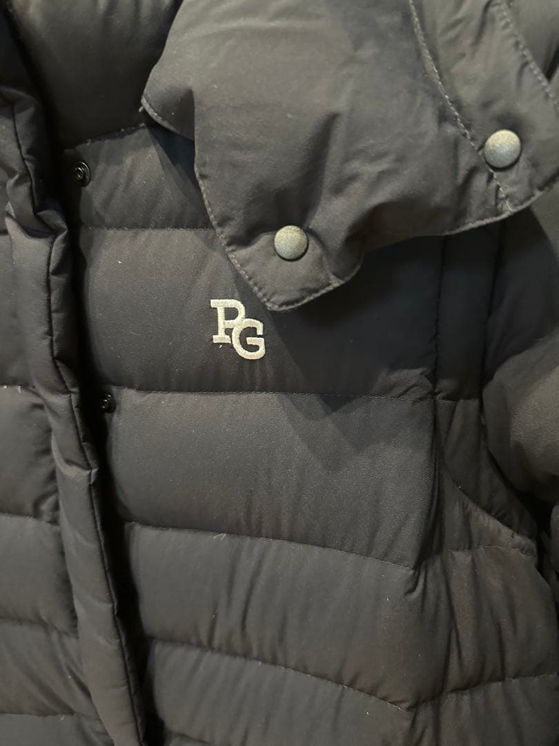 PEARLY GATES フード付きダウンジャケット 黒