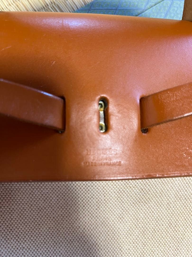 HERMES Backpack エールバッグ リュック C刻印 ベージュ