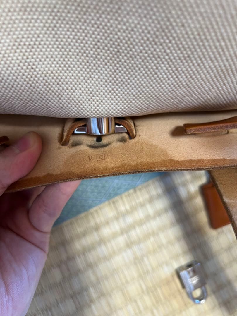 HERMES Backpack エールバッグ リュック C刻印 ベージュ