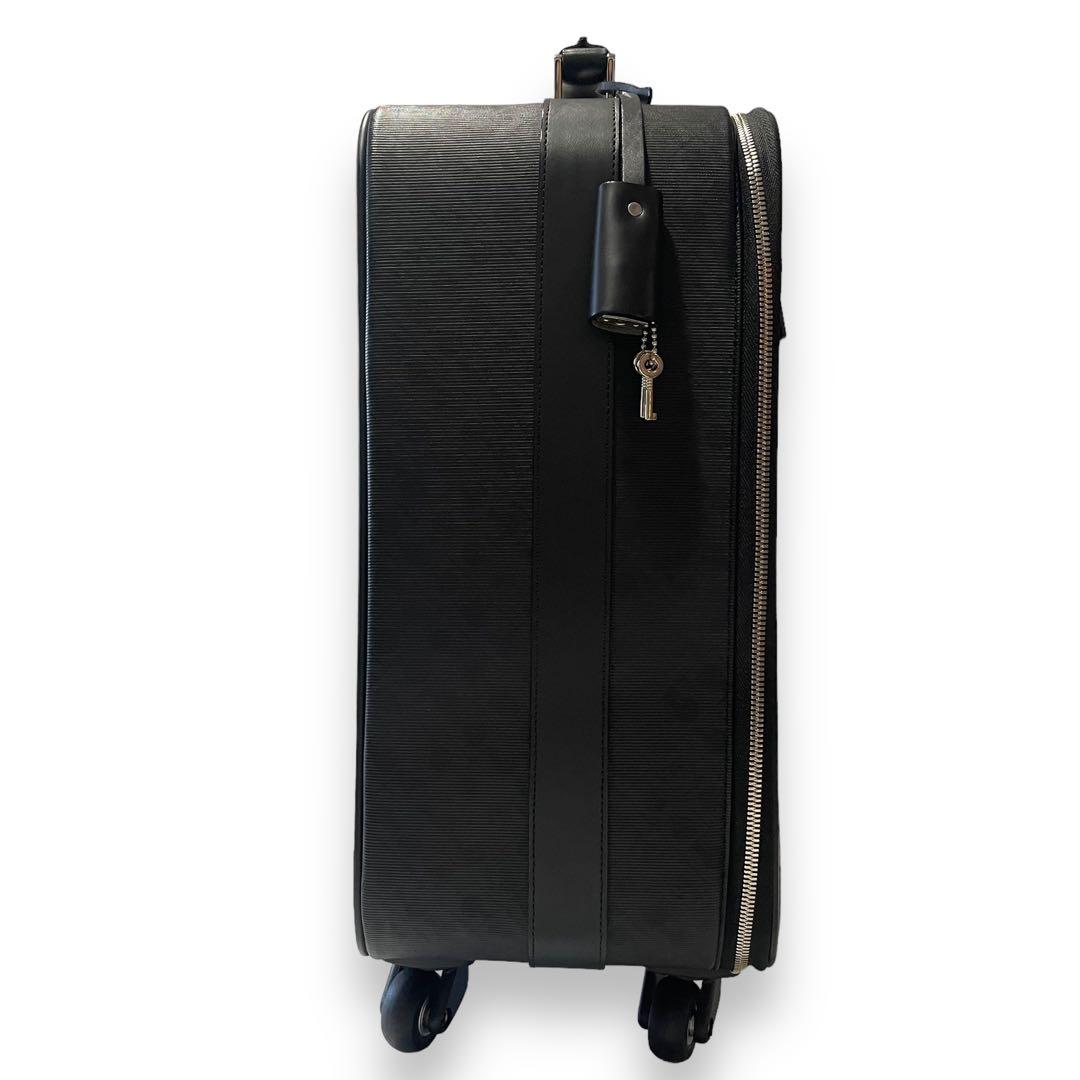 美品★ゲラルディーニ　スーツケース　ブラック　総柄　大容量