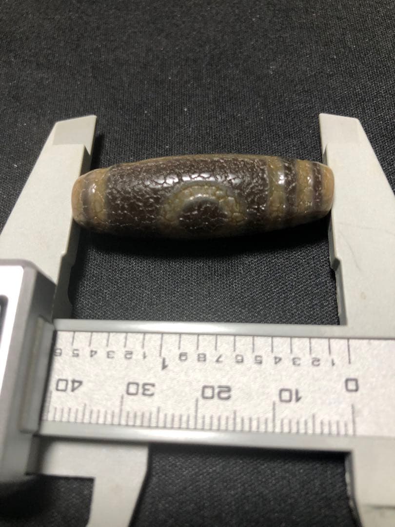 上肯護摩火供天珠‼️西蔵老礦手工伝承護摩火供一眼山形天珠 - その他