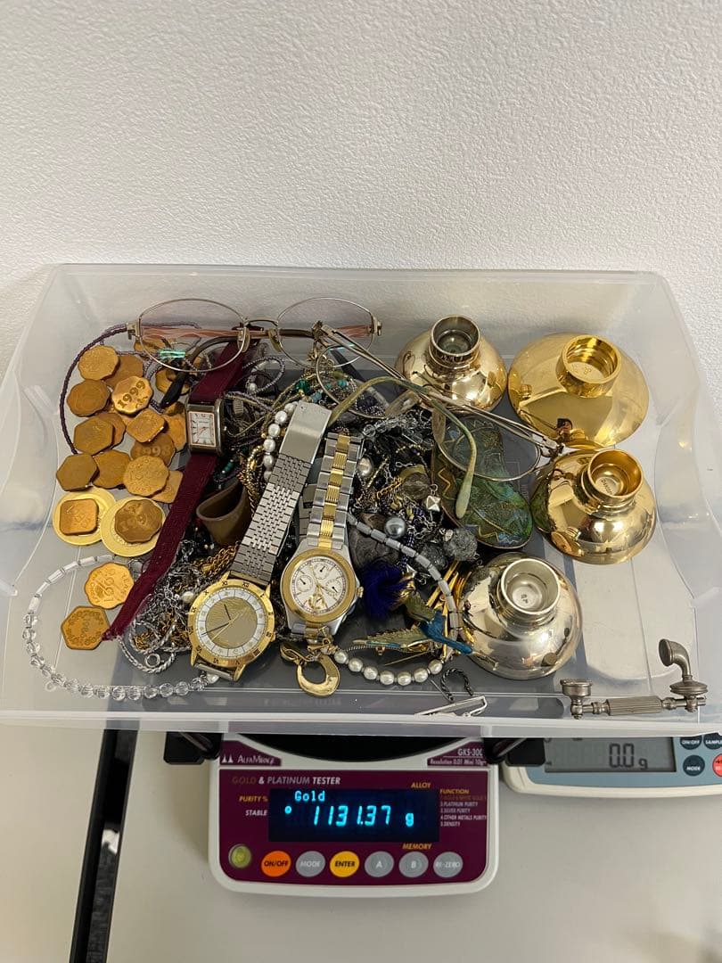 遺品整理 アクセサリー イミテーションまとめ 約1,000g ② - メルカリ