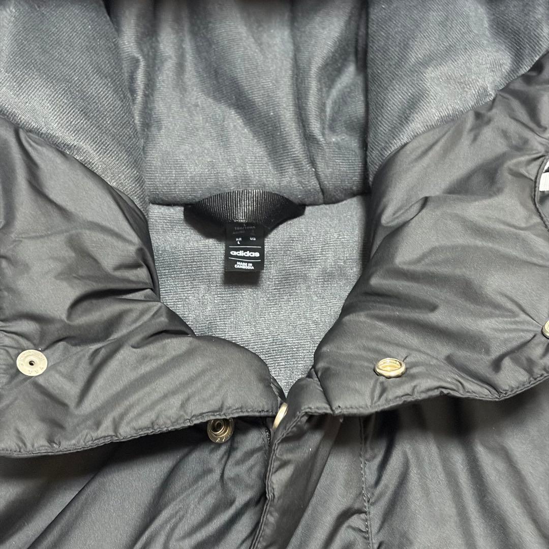 極美品　adidas アディダス　 XL 黒 ベンチコート　ロングダウンコート