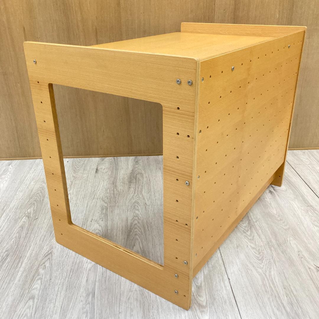 無印良品 MUJI 学習デスク 　高さ可動式　ブナ材　天然木