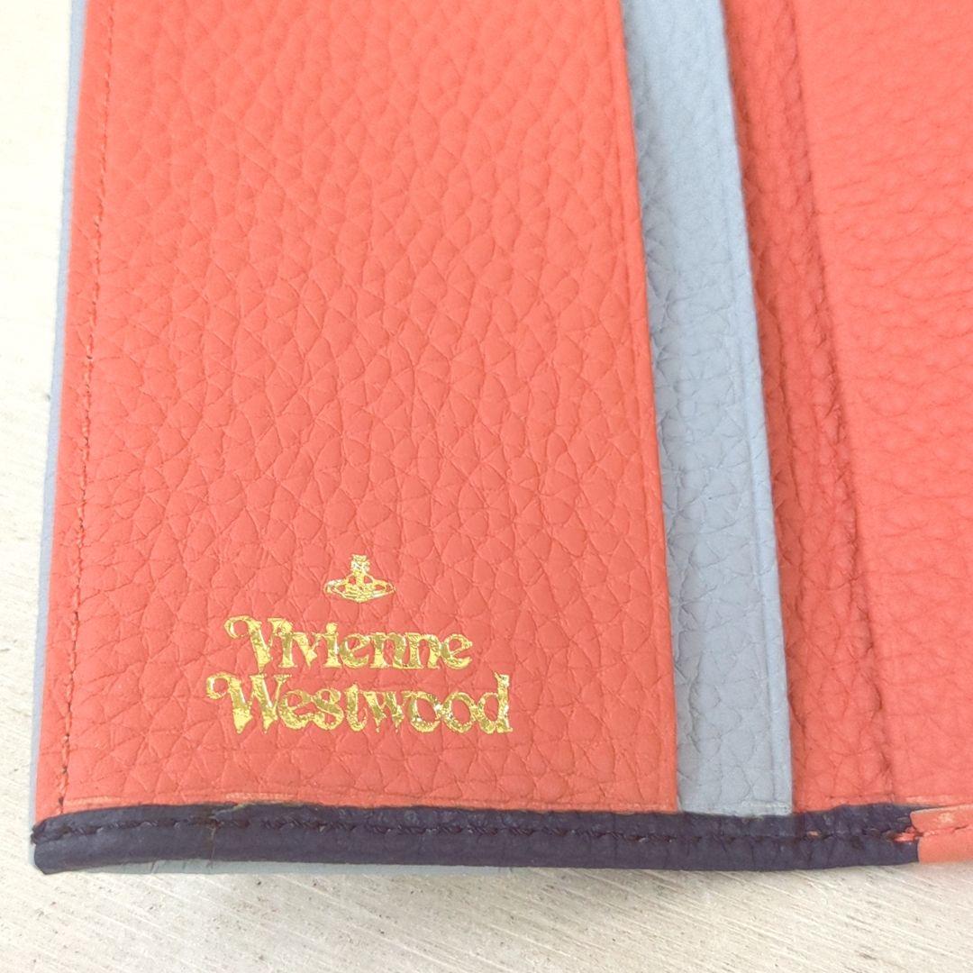 まつ様ヴィヴィアンウエストウッド ダブルフラップ キーケース 4連 オレンジ