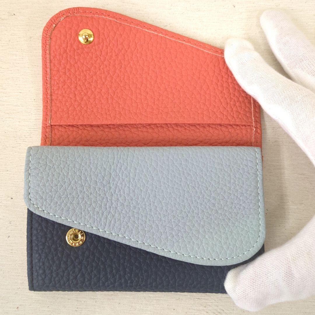 まつ様ヴィヴィアンウエストウッド ダブルフラップ キーケース 4連 オレンジ