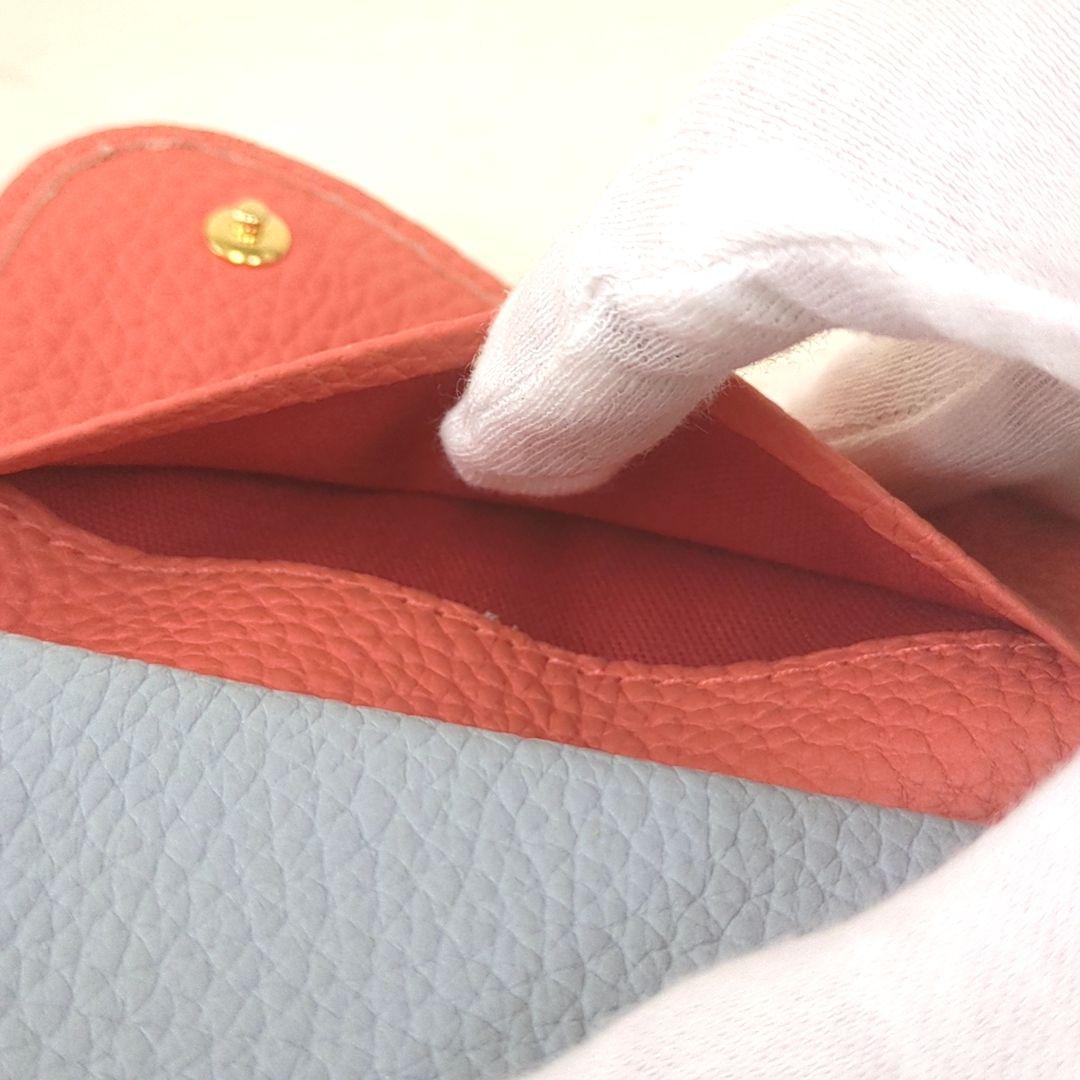 まつ様ヴィヴィアンウエストウッド ダブルフラップ キーケース 4連 オレンジ