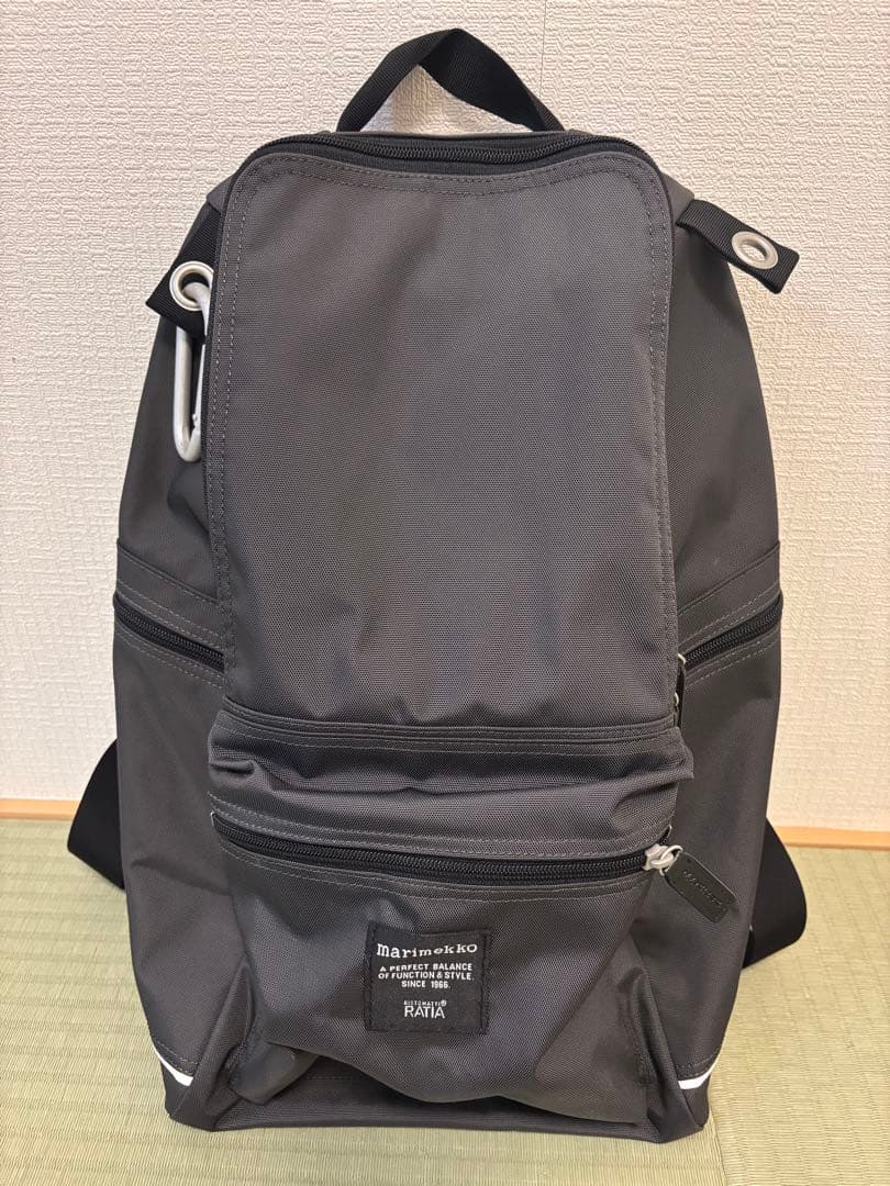 取置中Marimekko BUDDY Backpack Coal/900