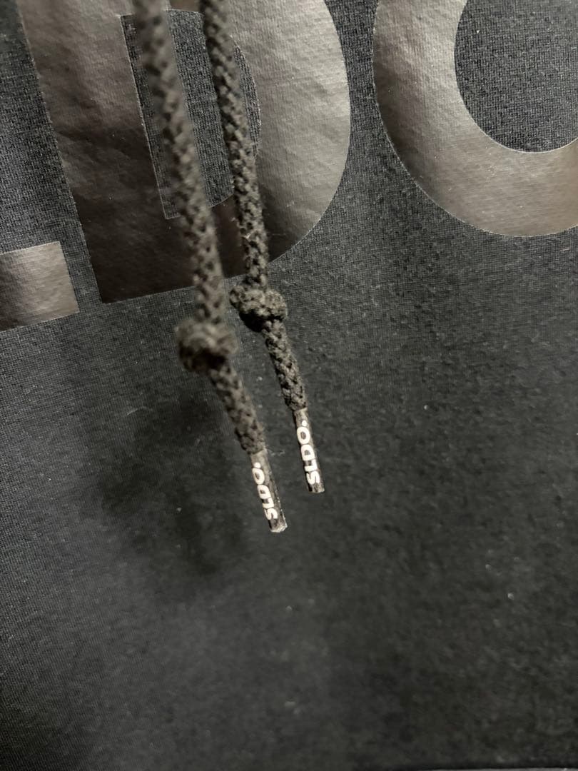 SLDO エスルド ロゴフーディー パーカー マッドブラック 裏起毛 Mサイズ