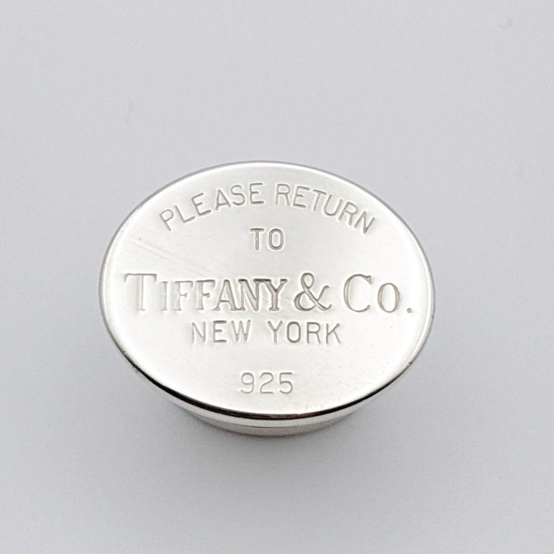 【美品】ティファニー カフス カフリンクス リターントゥ 純正シルバー ロゴ刻印