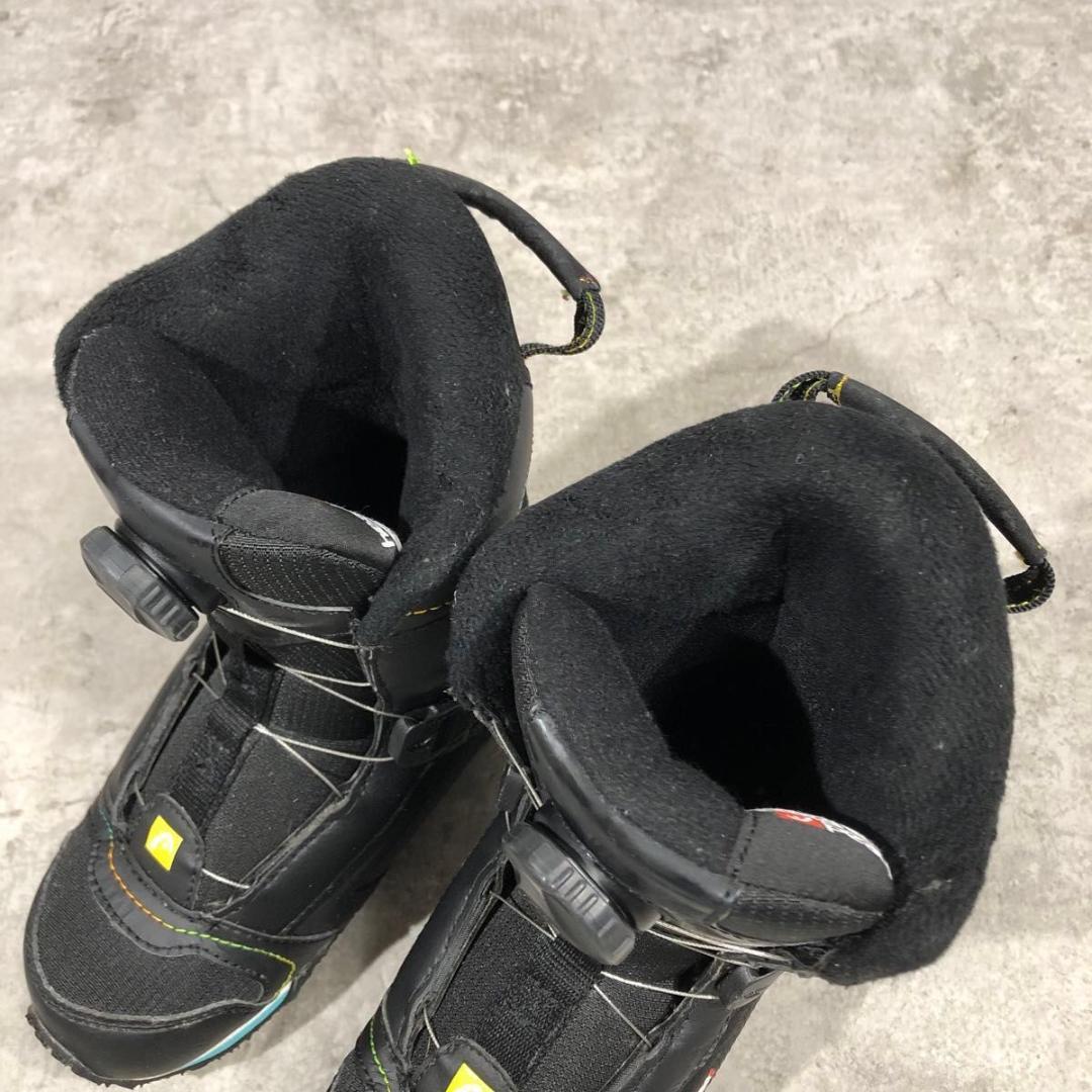 美品 BOA HEAD ヘッド スノーボード ブーツ キッズ 20.5〜21.5