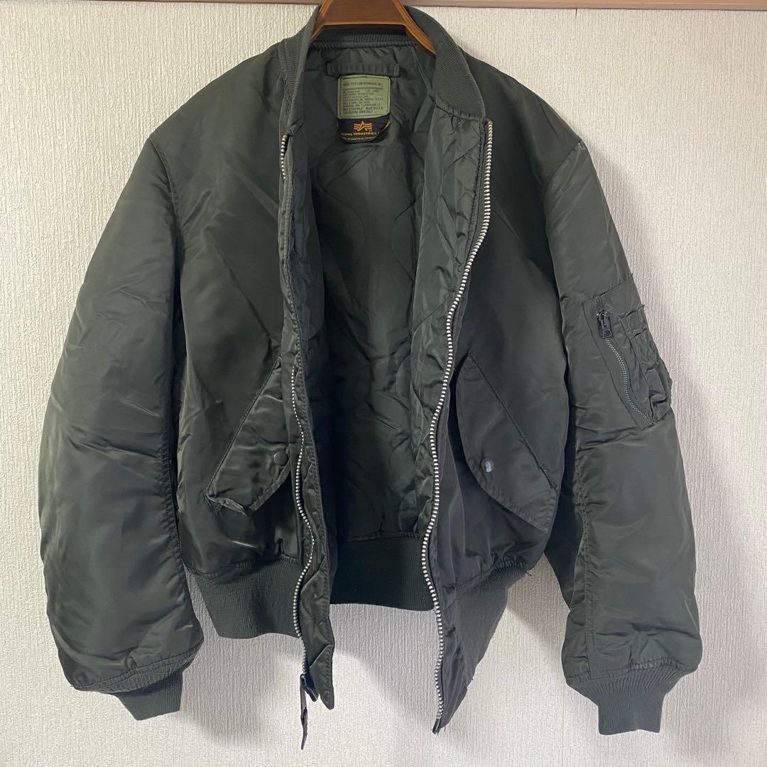 90s ALPHA MA-1 グランドクルー L USA製