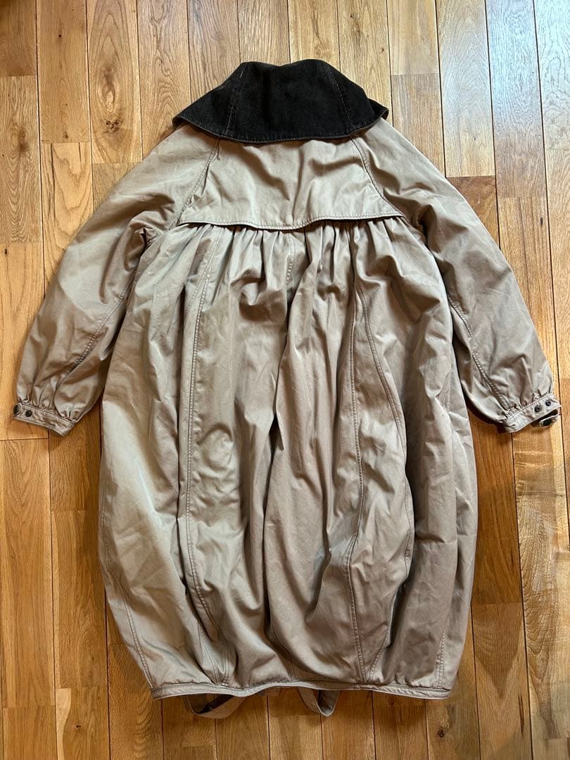 KAPITAL バックギャザーコート ベージュ サイズ0 - ジャケット