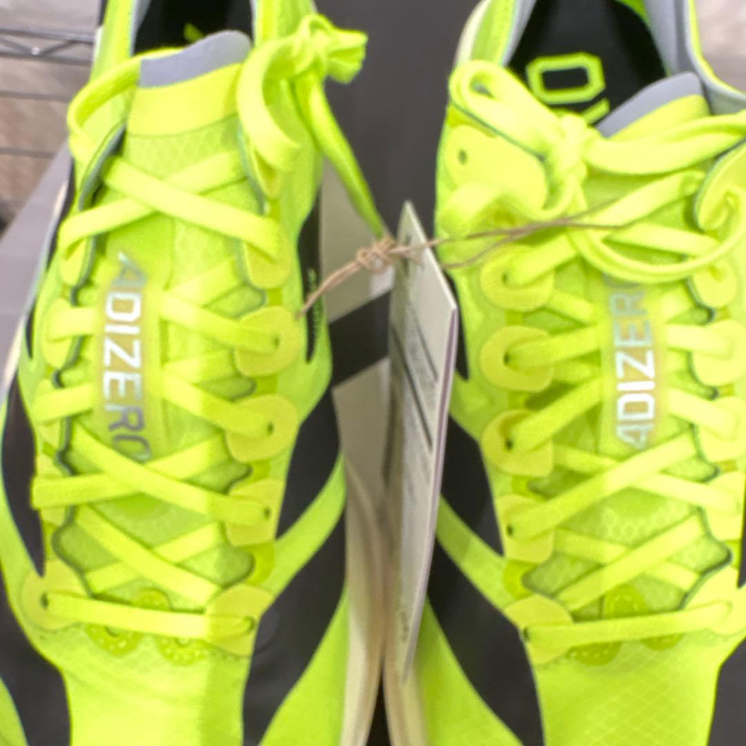 アディダス ランニングシューズ 25.0cm アディゼロタクミセン11 レモン