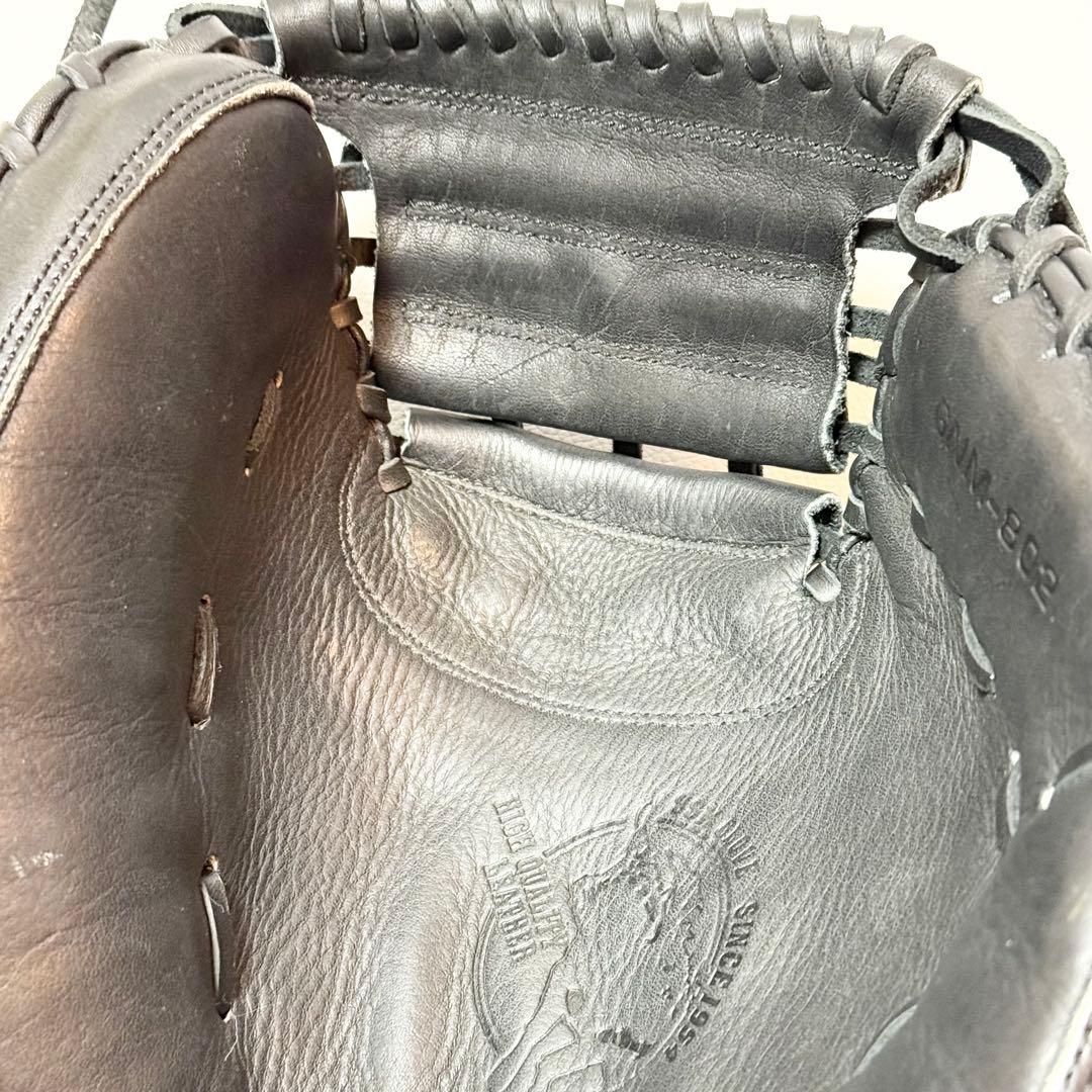 極美品 SSK 軟式用キャッチャーミット ブラック GNM-802