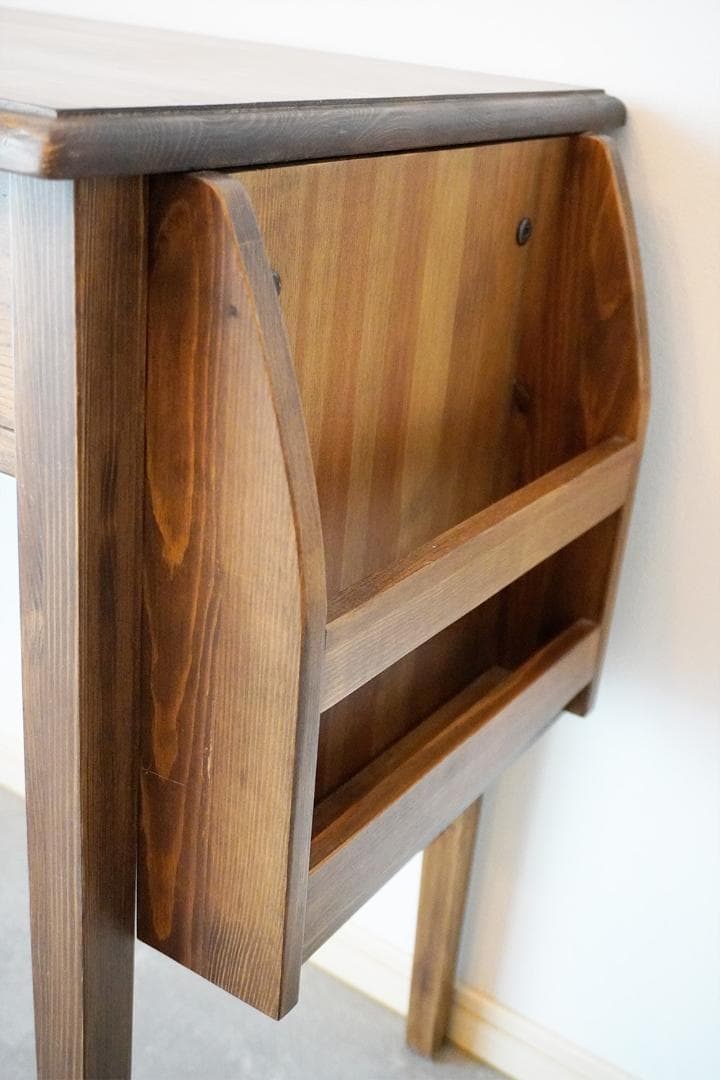 アンティーク デスク 机 引き出し付き 天然木（パイン）110×45×74