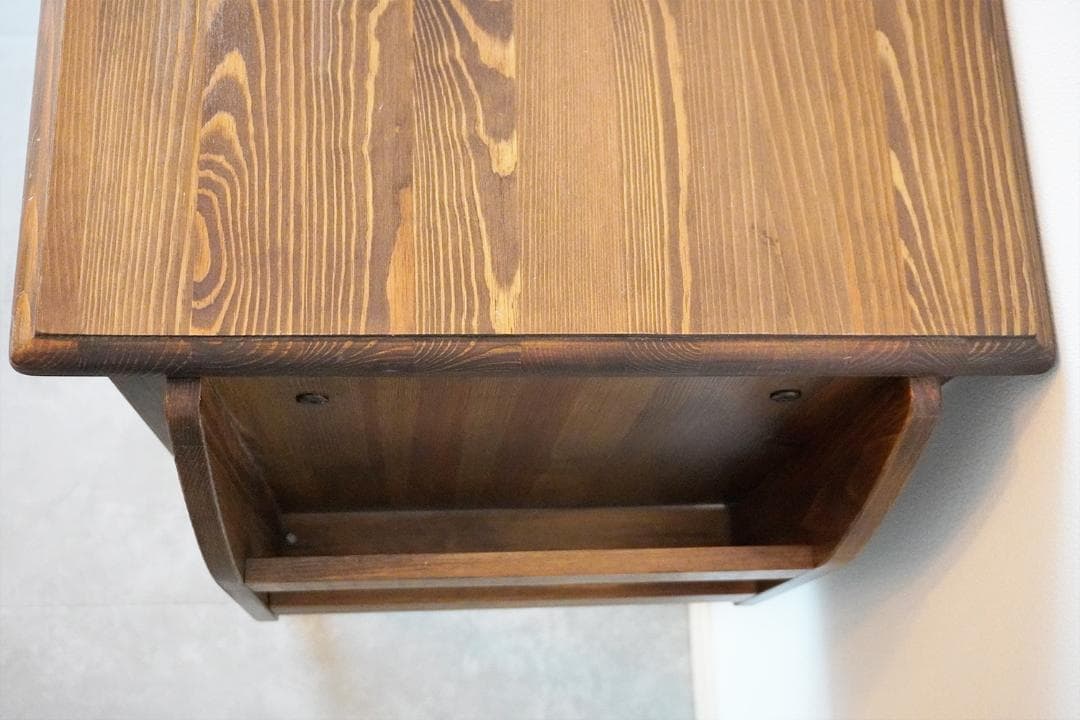 アンティーク デスク 机 引き出し付き 天然木（パイン）110×45×74