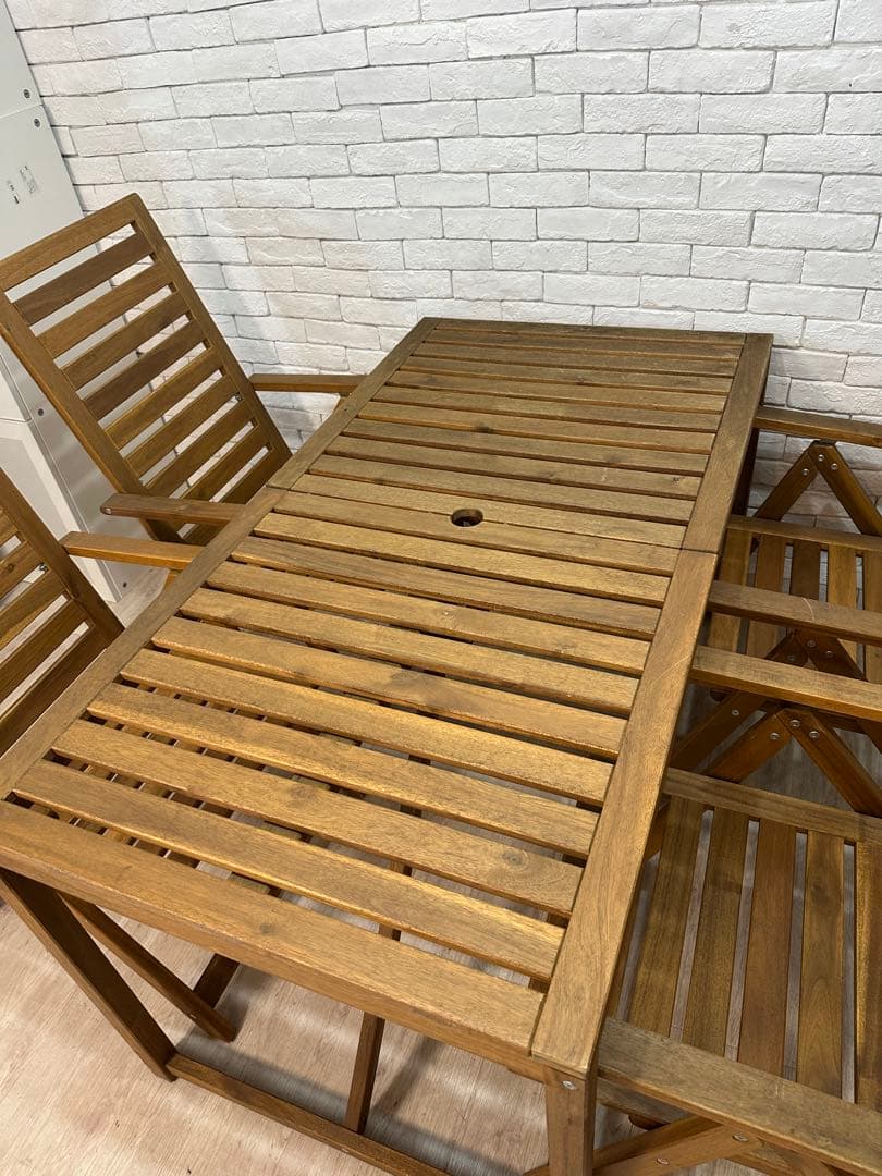 【東京都内23区配送無料】イケア　ガーデン　テーブル　チェア　セット　庭　テラス