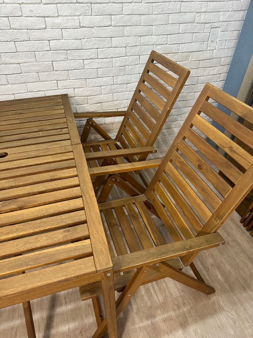 【東京都内23区配送無料】イケア　ガーデン　テーブル　チェア　セット　庭　テラス