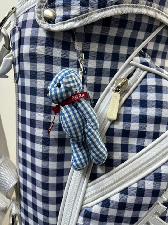 値下げ！パーリーゲイツ ギンガムチェック柄 キャディバッグ ゴルフ