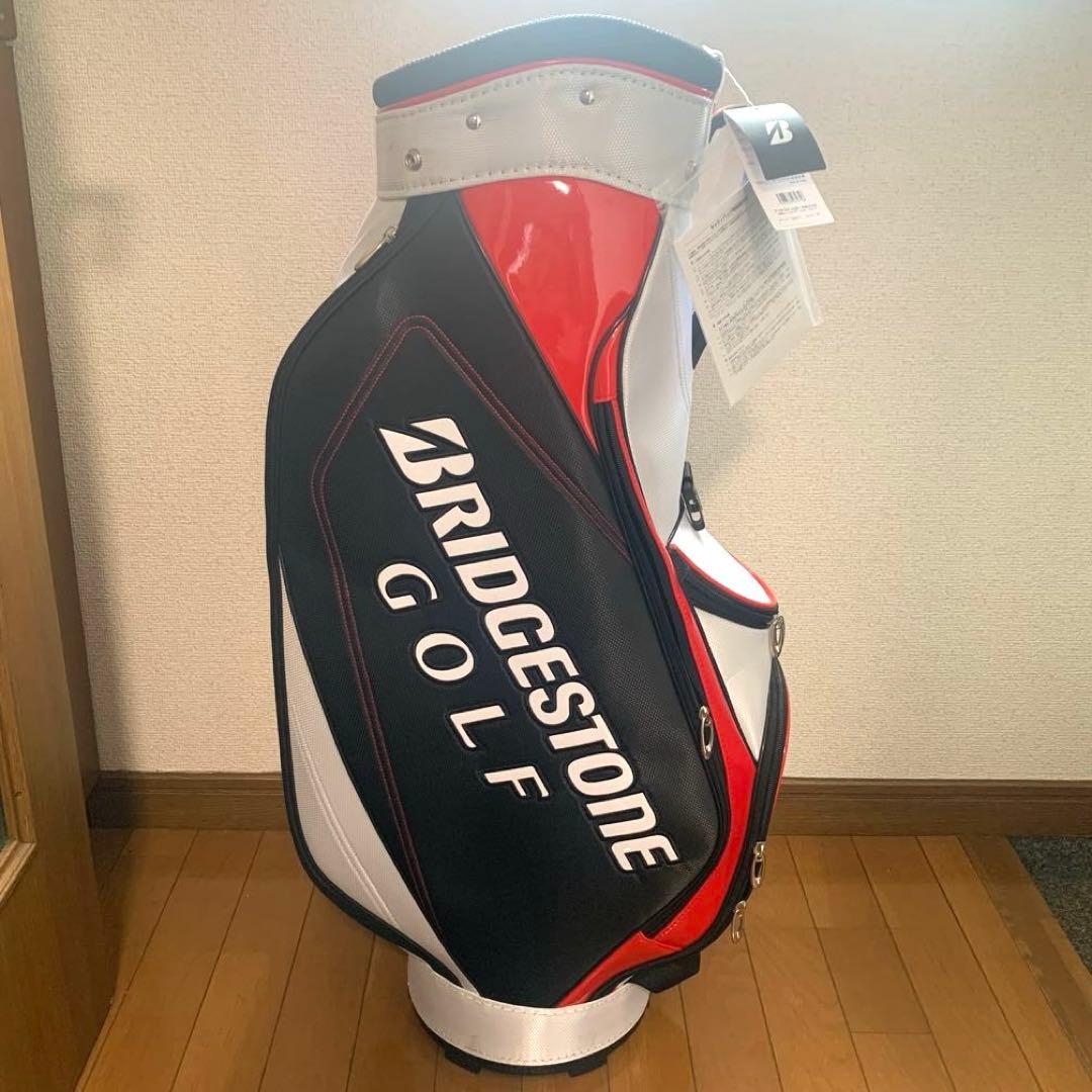 BRIDGESTONE GOLF ブリジストン キャディバッグ 黒赤白