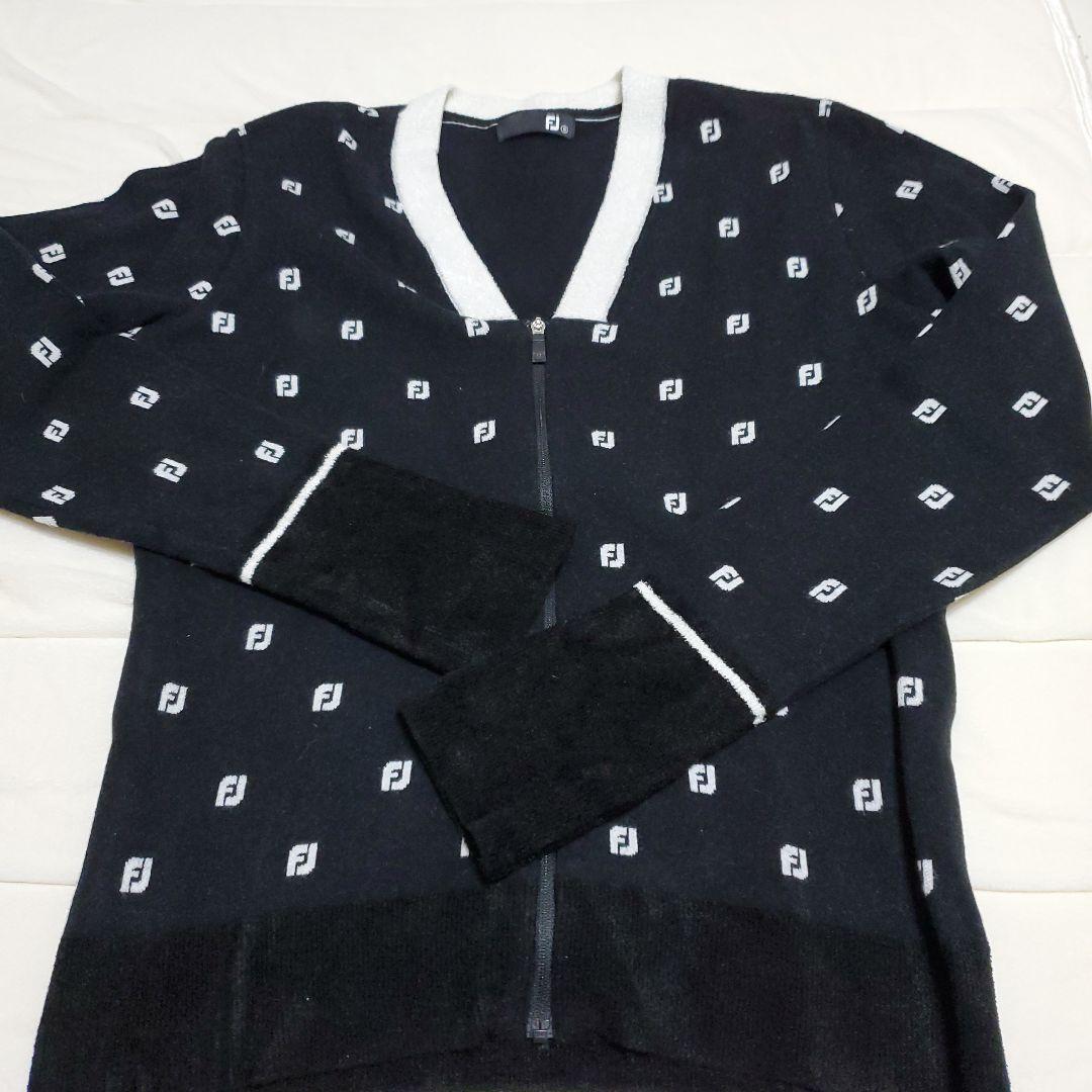 【セール中】FJ ジップアップカーディガン 黒&スカート