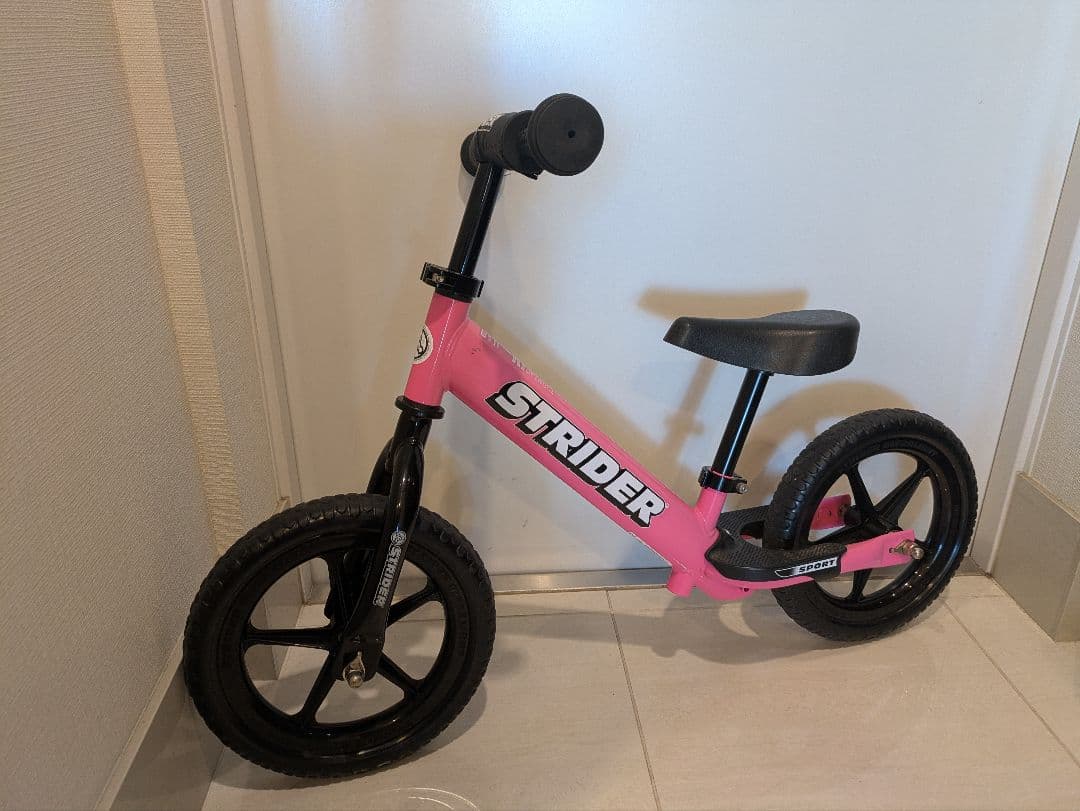 直渡し値引き可】ストライダー STRIDER ピンク - メルカリ