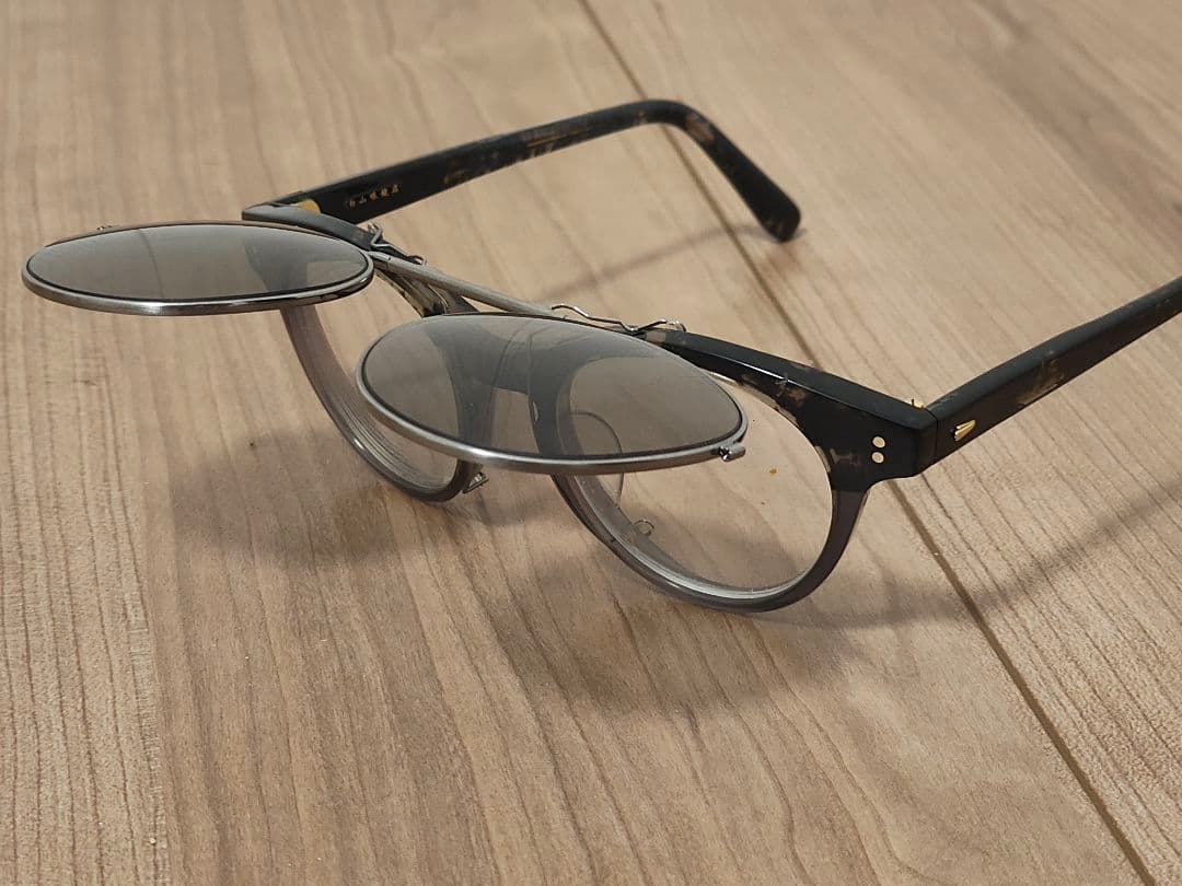 白山眼鏡店　クリップオン　クリップのみ　跳ね上げ式フロント　ブリッグタイプ