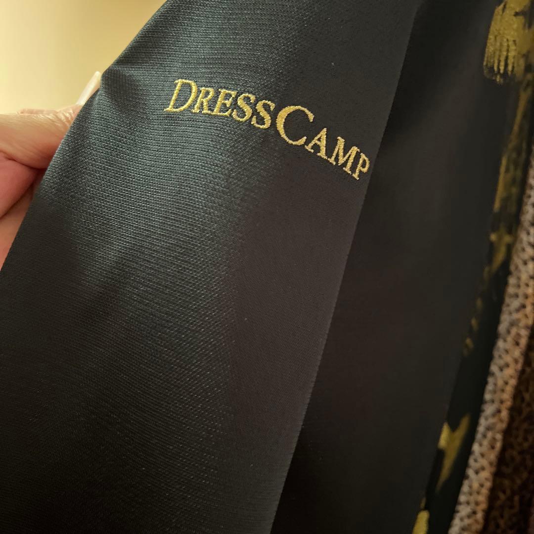 DRESSCAMP チャンピオン　恐竜骨格プリント ジャージ　黒金　ゴールド　L