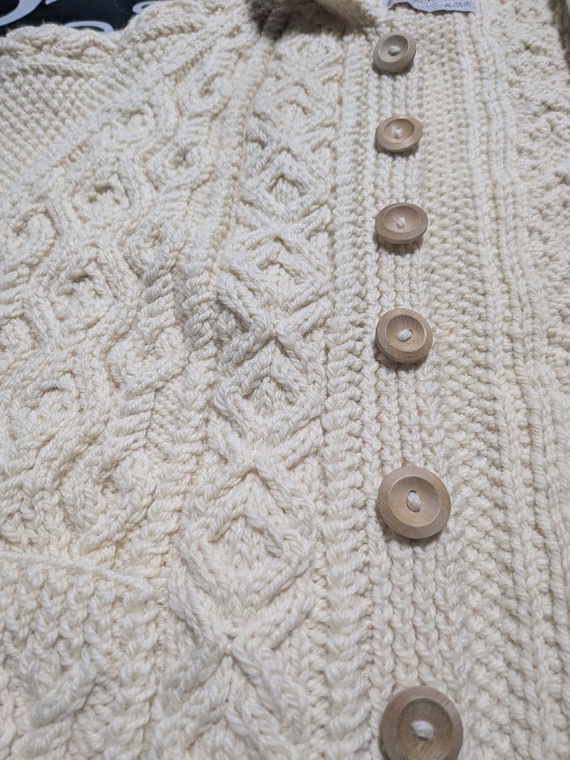 レオ様専用 INVERALLAN 3A CARDIGAN ナチュラル茶タグ - トップス