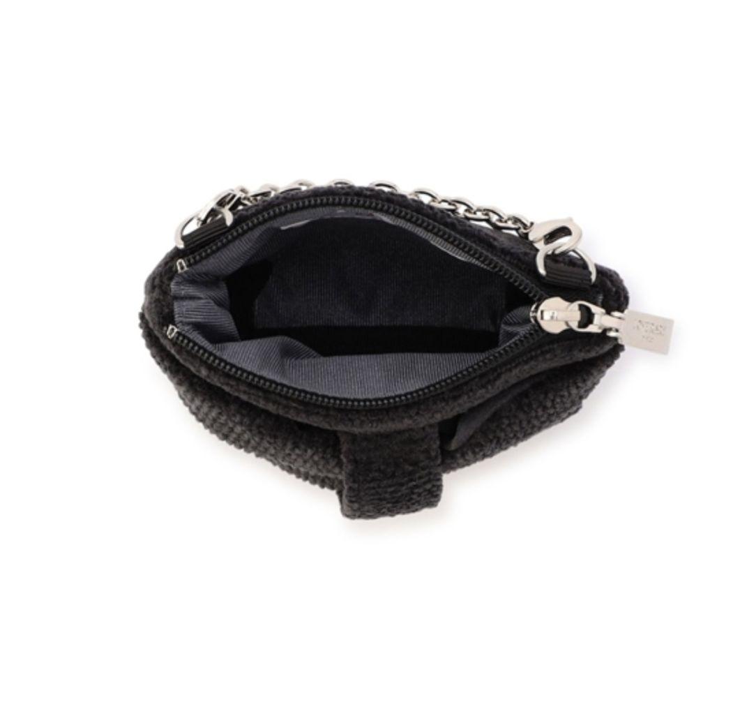 ☆新品未使用☆FEILER　フェイラー メニーリボンズ リボンポーチ グレー