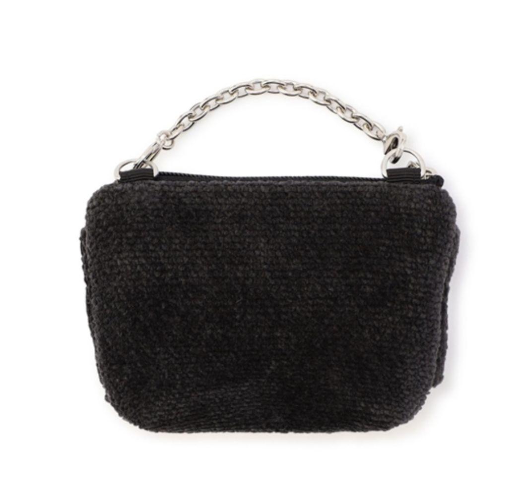 ☆新品未使用☆FEILER　フェイラー メニーリボンズ リボンポーチ グレー