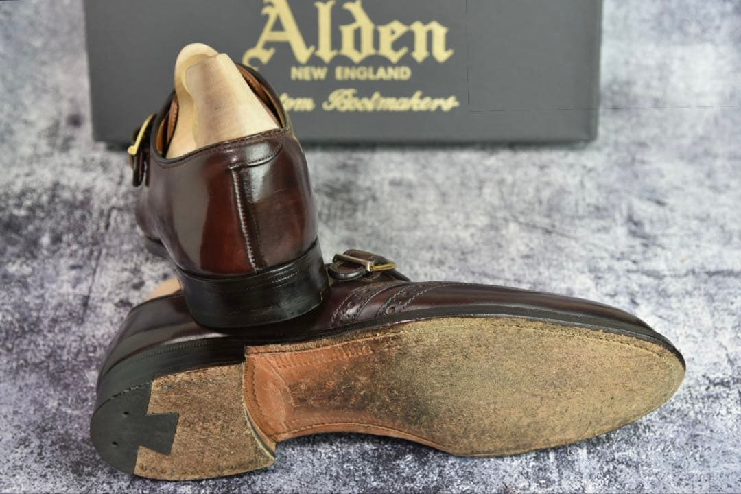 オールデン　コードバン　#1671　6.5D　バーガンディ　アバディーンラスト