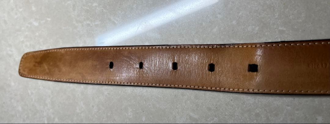 LOUIS VUITTON タイガサンチュール　ブラックレザーベルト