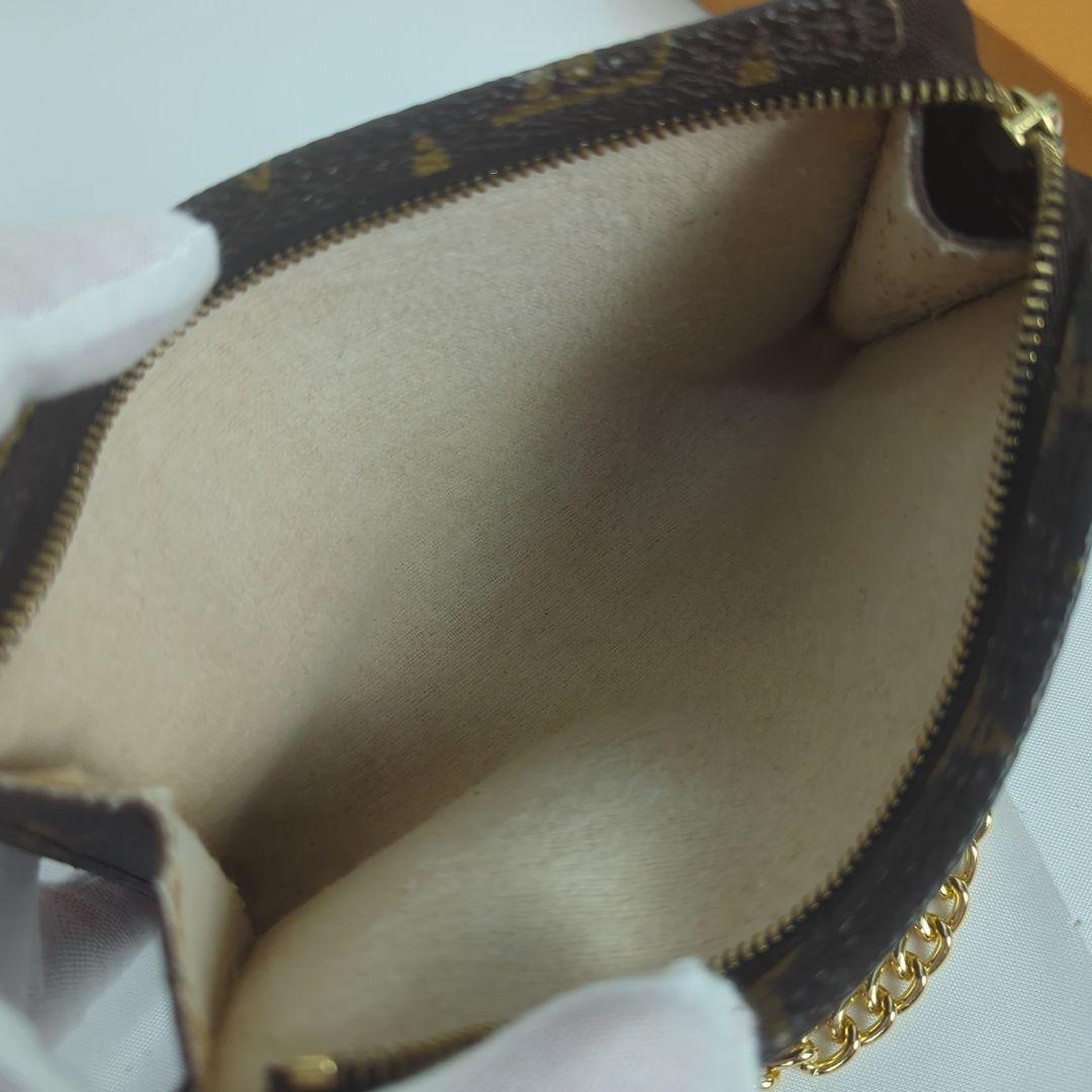 LOUISVUITTON ルイヴィトン チェーン モノグラム アクセサリーポーチ